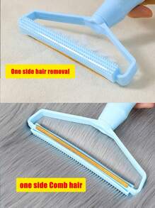 1 pieza, Cepillo quitapelos de doble cara para mascotas - Reutilizable, Quitapelusas mágico de ropa, Cepillo de pelusa y polvo estático manual para ropa, sofá, muebles, ropa de cama y alfombras - Herramienta eficaz para quitar el pelo de perro y gato y limpiar