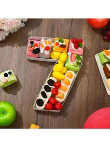 Digital Candy Cake Decoration Box, Birthday Number Balloon Box, Digital Mosaic, Suitable For Birthday Desktop Decoration, Wedding Desktop Arrangement, Party Decoration And Other Occasions Mother's Day Graduation - White - View 17