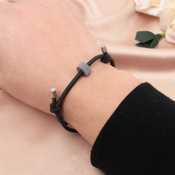 Convenient Bracelet Safety Hammer, Escape Hammer, Tungsten Steel Bracelet, Portable Window-Breaking Hand Rope, Elastic Retractable Rope, Self-Rescue Device, Glass Breaker, Car Safety Hammer Bracelet, Window-Breaking And Glass Shattering Escape Hand Rope, Multi-Functional Hand Rope, Suitable For Both Men And Women
