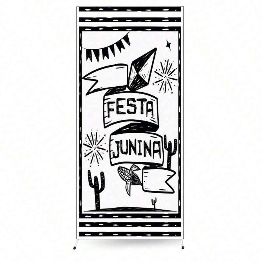 Roman Side Panel Easy To Wear 0.90m X 2.20m June Festival - PLFJN0018 - 查看 1
