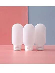 4Pcs Portable 60ml Water Emulsion Separate Bottle Travel Bottles Leak-Proof Refillable Lotion Containers Travel Essentials Travel Accessories Travel Must Haves Beach Vacation Summer Holiday School Accessories Back To School Supplies Stuff