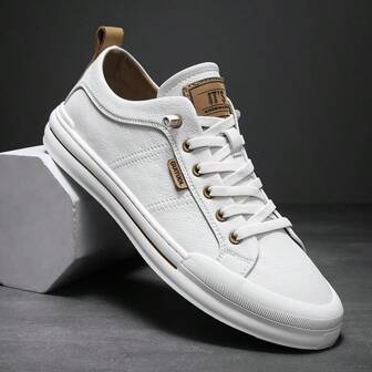 Men's Sneakers New Fashion Casual Lightweight Breathable Canvas Shoes With Elastic Band And Rubber Sole