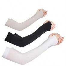 1 Pair Of Men's And Women's Arm Sleeves UV Sunscreen Compression Insulation Sleeves For Men's And Women's New Sunscreen Cooling Arm Sleeves, Football, Golf And Volleyball Christmas Compression Sleeves Sleeves Cover Arms