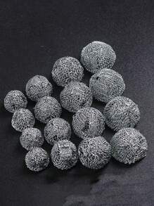 100pcs Pipe Accessories, Combustion Support Screen, Filter Screen, Anti Blocking Tennis Ball, Smoking Accessories, Consumables