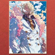 1 件海贼王山治自粘艺术海报白纸印刷海报艺术品美学艺术墙画，无框 - 彩色 - 查看 23