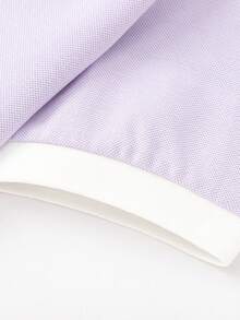 Balabala 儿童短袖女童T恤夏季中大童女童Polo衫休闲上衣清凉抗菌 - 粉紅紫 - 查看 9