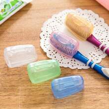 5/10pcs Travel Toothbrush Head Cover Toothbrush Caps Toothbrush Protective Caps Hike Case Brush Germproof Protector Random Color Vacation Travel Accessories Summer Travel Essentials