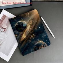 1 Piece Cosmic - Starry - Sky - Pattern Protective Soft - Shell Tablet Case - Ideal For Space Enthusiasts And Sci - Fi Lovers With Pen Holder Compatible With IPad 10.9/10.2/ Air 5th Gen/Pro11/10th/9.7/Air 2/IPad (7th Gen)/ IPad (8th Gen)/IPad Air 4/5/IPad Pro 11/IPad 10th Generation 10.9-Inch 2022 Smart Case/IPad Air 13(M3 2025)/IPad Air 11(M3 2025)/IPad Air 11(M3 2025)/IPad 11(A16 2025)/Galaxy Tab S10+/S9/A9, Auto Sleep/Wake Function - Multicolor - View 3
