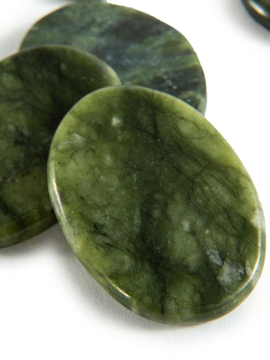 2pcs Natural Jade Eye Patches, 3*4cm Small Size Jade Slices For Eye Area Skin Care, Hot & Cold Therapy,Beauty,Skin Care Products,Spa,Self Care,Skin Care Tools,Face Care,Esthetician Supplies,Massage,Face Massage Tool,Face Roller