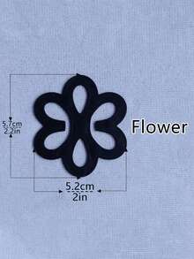 Flower Shaped Bra Strap Clips, Non-Slip Bra Strap Clips, Criss-Cross Bra Strap Clips, Invisible Bra Accessories - Multicolor - View 10