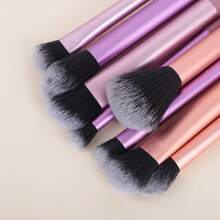 8 Professional Makeup Brush Set With Loose Powder Brush And Blush Powder Brush - Multicolor - View 2