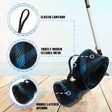 Reaction Tackle Rod Socks - Fishing Pole Sleeves And Covers For Baitcasting And Spinning Rods - Fits Up To 7ft And 8ft Rod Protector Sleeve, Maximum Fishing Pole Protection (2-Pack) - Swamp Green - View 6