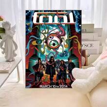 1 件乐队经典电影海报精美客厅酒吧装饰房间墙壁装饰无框 - 彩色 - 查看 3