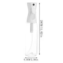 1pc High Pressure Continuous Spray Bottle, 200ml/300ml/500ml Plastic White/Black Refillable Bottle, Suitable For Festive Makeup, Beauty, Hair Care, Skin Care, Moisturizing, Gardening, Pet Care Disinfection And Various Liquids,Back To School,Travel Holiday Essentials,Hair Accessories For Women