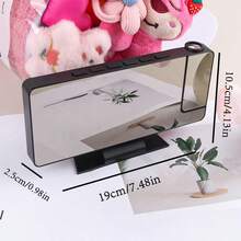 Nuevo reloj de proyección digital temperatura creativa y humedad multifunción espejo luminoso proyección reloj despertador LED proyección electrónica silenciosa - Blanco - Ver 6