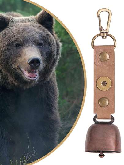 1pc/2PCS Emergency Loud Bear Bells For Hikers, Decorative Bells With Hooks, Emergency Bells For Survival/Hiking/Fishing/Rowing/Camping/Rock Climbing