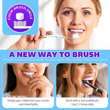 牙膏片清新口气免水洗便携旅行必备清洁牙膏片70片 - 彩色 - 查看 9