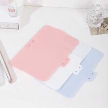 1pc Silicone High-Temperature Resistant Travel Bag, Suitable For Curling Irons And Straighteners - Portable Anti-Perming Storage Bag With Heat Insulation Pad, Pink And Blue, Suitable For Long Hair Styling Tools