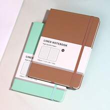 Macron Mehrfarbiger gebundener Terminkalender mit horizontalen Innenseiten, unerlässlich für Studentenfeiern, Lernmaterialien, zur Aufzeichnung von täglichen Studienplänen, Klassenplanung, Geschenke für Lehrer und Schüler, Schulmaterial, Rückkehr zur Schule