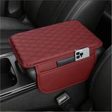 1 pièce Housse de console centrale de voiture, housse de repose-bras  avec 2 sacs de rangement. Coussin universel de boîte d'accoudoir de voiture. Accessoires d'intérieur de voiture protecteur pour la plupart des véhicules