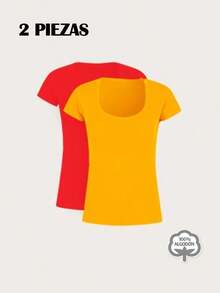 Women T-Shirts - Coffee Brown - View 1
