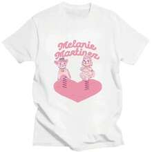 Melanie Martinezs Portals Tour T-Shirts Clothes Original Graphic T Shirts Unisex Kawaii Tees Casual Tshirts  Women Clothing - White - View 1