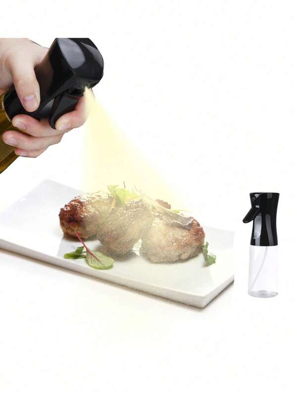 300 ml Dauerspray Öl Sprühflasche, Küchen Ölsprüher Spender zum Kochen, gesunde Kochölspray Flasche mit perfekter Kontrolle