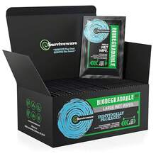 Wipes Men Or Women - Shower Wet Wipes Face, Body & Butt - Outdoors, Travel, Camping & Post Workout - Total Of 32 Wipes - 32 Count, Pack Of 1 - Không mùi - Xem 1