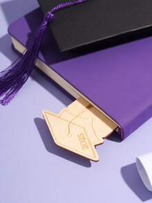 Regalos personalizados de graduación, marcapáginas de graduación, regalos de graduación 2025, los mejores regalos de graduación para otros. - color madera - Ver 5