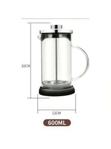 1 Stück 350ML/600ML/800ML/1000ML Französische Presse Kaffee Kolben Set aus Edelstahl, Kaltbrüh Kaffee Zubereiter Presse Topf, Haushalts Milchaufschäumer, elegantes Design, Edelstahl Set Kaltbrüh Kaffee Zubereiter Presse Topf, Haushalts Milchaufschäumer, elegantes Design, Edelstahl Set Kaltbrüh Kaffee Zubereiter Presse Topf, Haushalts Milchaufschäumer, elegantes Design, Schulanfang
