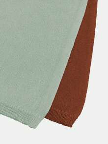 Áo len dệt kim phong cách Boho giản dị, cổ điển, đính đồng xu, thích hợp cho các bữa tiệc ngày lễ, sân bay, đường phố, lễ hội nhạc đồng quê, kỳ nghỉ hè trên bãi biển. - Xanh Nâu - Xem 6