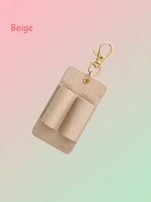 1pc Portable Student/Office Stationery Pen Holder With Key Chain, Mini Pen Clip,Back To School,School Supplies,Pencil Case,Pencil Pouch,School Bag