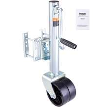 Heavy-Duty Trailer Jack With 1500 Lb Capacity - 35.3 In Bolt-On Tongue Jack For RV, Horse, Utility, And Yacht Trailers - Features PP Wheels And Comfortable Handle For Easy Lifting - Multicolor - View 1