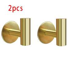 1 Móc Treo Đồ Dùng Trong Nhà Tắm, Móc Treo Khăn Bằng Thép Không Gỉ, Giá Treo Khăn, Móc Treo Áo Khoác Trong Nhà Tắm, Thích Hợp Cho Nhà Bếp, Phòng Ngủ, Phòng Tắm, Văn Phòng và Bàn Làm Việc Để Sắp Xếp Đồ Dùng Trong Nhà - Bạc - Xem 16