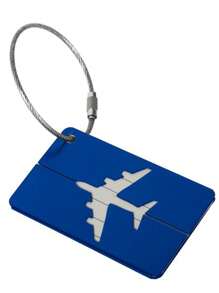1Pc Card Set Boarding Pass Luggage Airplane Check In Metal Art Safety Bag Decoration Commemorative Travel Colleagues Friends Cute Patterns Smooth