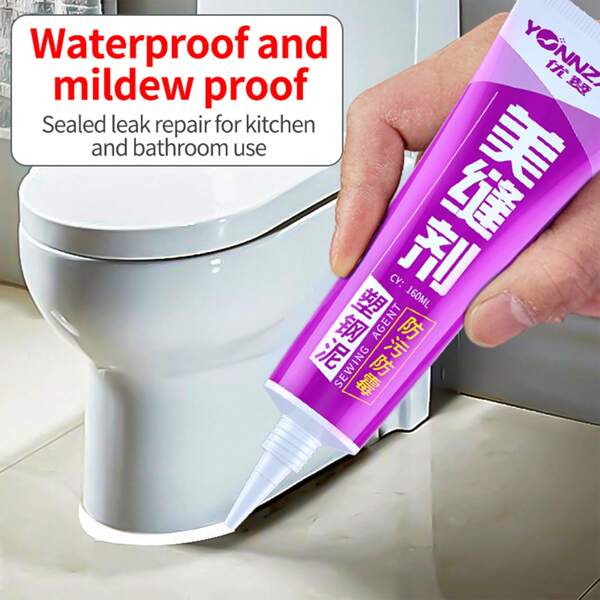 1/2 Stücke wasserdichte & schimmelresistente Fugen- & Dichtmasse, geeignet für Fliesen, Badezimmer, Küchenarbeitsplatten, Spülen, Toiletten und andere Kanten & Spalten