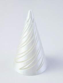 1pc Multi-Size Double-Sided Spiral Cone 3D Printing Decompression Spin Toys, Spiral Stereo Structure Decor, Perfect Gift For Christmas, Birthday Party - Multicolor - View 10