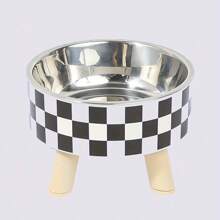 Elevated Stainless Steel Pet Bowl, Anti-Spill Cat Water/Food Bowl, Detachable For Cats, Dogs, Small Pets, Multicolor Available
