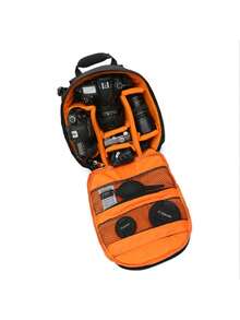 DSLR Camera Bag, Digital Camera Bag, Outdoor Nylon Fashionable Photography Backpack - Multicolor - View 9