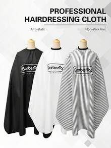 1 pieza Delantal de peluquería impermeable para salón, capa de corte de pelo de barbería, accesorio profesional para estilismo y corte de pelo - Multicolor - Ver 1