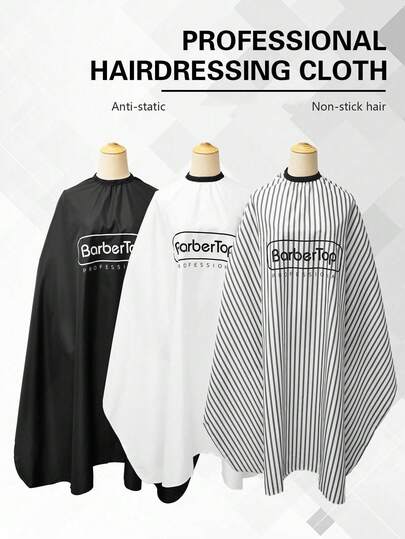 1PC Salon Hairdressing Apron Barbeshop Waterproof Barber Hair Cutting Shawl Cloth Professional Haircut Styling Accessories Supplies