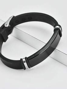 Customized Bracelet - Fashionable Stainless Steel Bracelet For Teenagers, Birthday/Graduation Gift, Personalized Engraved Name Bracelet With Adjustable Cuff, Unique Creative Gift For Boys And Girls, Graduation Gift,Multi-Functional,Ornamental,Letter,Stylish,Modern,Colorful,Cute,Adorable,Casual,Custom,Personalised,Unique,Customized,Ideal Gifts For Him,Ideal Gifts For Her,Halloween Edit,Back To School Fashion