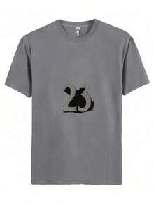 A Black And White Image Of The Number 3. - Grey - View 1
