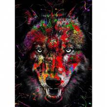 1pc Wall Arts Posters Optional Frame Animals Abstract Colorful Lion Animal Canvas Painting Graffiti Wall Art Picture Artwork Modern Posters And Prints Home Decor