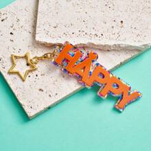 Customized Keychain Large Size Design Star Buckle Souvenir Birthday Gift Surprise Gift Graduation Season Back To School Season Travel Essentials