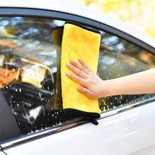 5pcs/1pcCar Cleaning Microfiber Towel Car Cleaning Dry Cloth Sewing Car Care Cloth Details Cleaning Car Interior Details Cleaning Cloth, Super Absorbent, Scratch-Free, Lint-Free, Thickened Washable Kitchen Towel, Used For Home Cleaning.