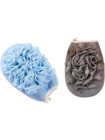 1pc Home Exfoliating Bath Towel, Adult Unisex Scrub Glove For Cleansing And Removing Dirt