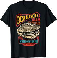 The Bearded Clam Seafood Shack T-Shirt=DIS Teacher Gifts - Black - View 1