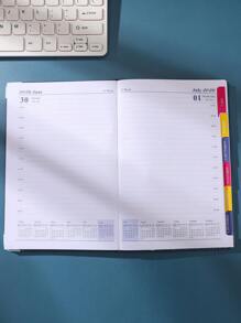 1pc 2026 English Planner, Suitable For Office Use School Supplies,Back To School