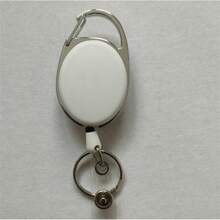 3 Pezzi Portachiavi con Colori Casuali, Vicloon Porta Badge Retrattile,Portachiavi,Moschettone per Chiavi, Tessera Identificativa,Targhette con Nome,Forniture Scolastiche,Torna a Scuola